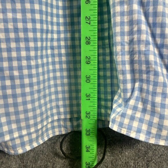 Ralph Lauren 5XB Polo Blue and White Shirt Pink Pony Big and Tall "Big" Button - Picture 13 of 14